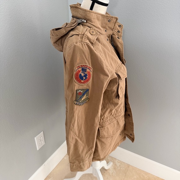 Express Tan Jacket with Black Patch - Picture 6 of 15